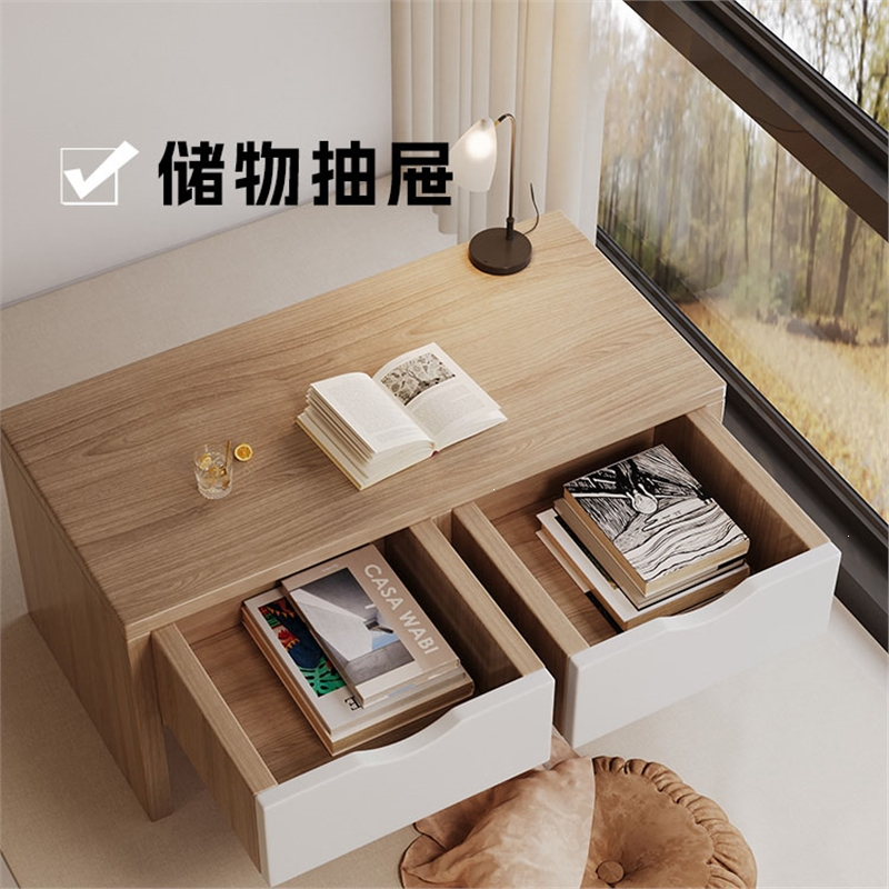 飘窗小桌子卧室炕桌古达小茶几小户型榻榻米茶桌化妆桌家用坐地小矮桌