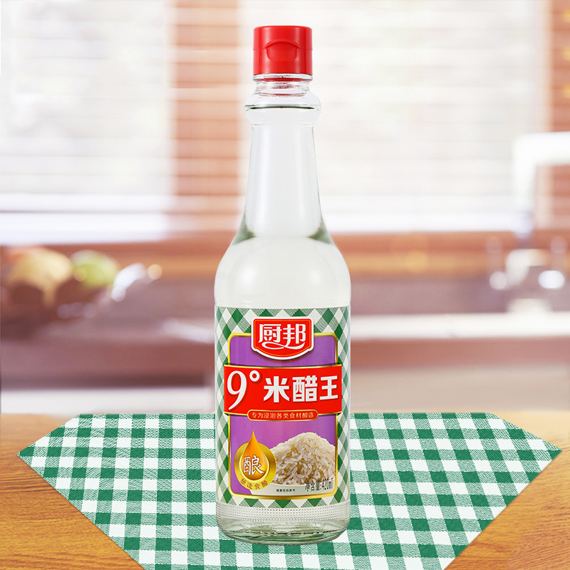 厨邦9度米醋王420ml 陈年酿制 醋清味浓 食用香醋白醋