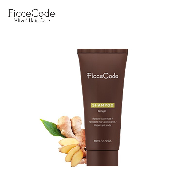 菲诗蔻(FicceCode)生姜洗护强韧发丝出差旅行便携装+桉树洗护止痒去屑便携套装洗发水80ml*2+发膜80ml*2