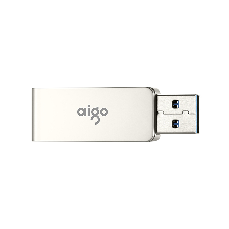 爱国者aigo高速usb30传输u330精耀128g全金属旋转u盘电脑u盘车载u盘