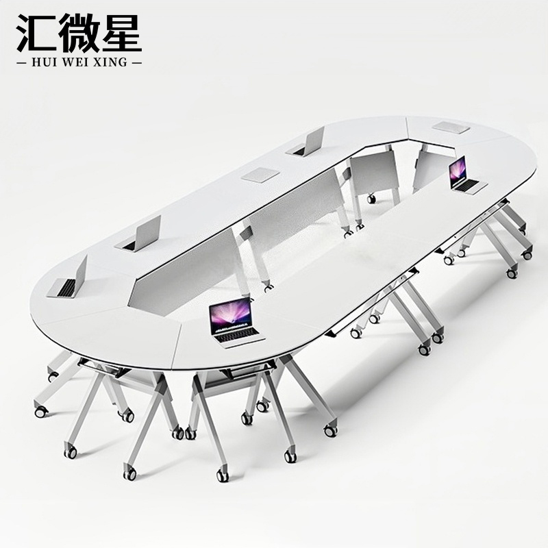 汇微星折叠培训桌高清大图