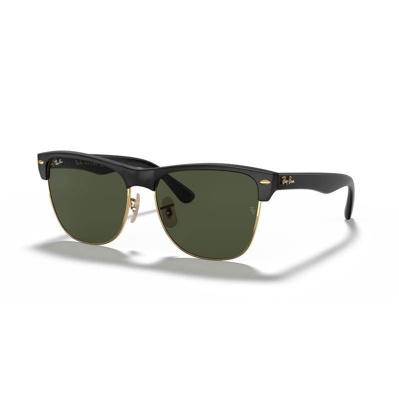 RayBan雷朋男士超大框太阳眼镜时尚潮流防紫外线墨镜 Black_On_Gold_G-15_Green_Solid