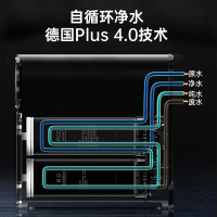 复旦申花厨房家用净水器600G新款反渗透厨房净水器
