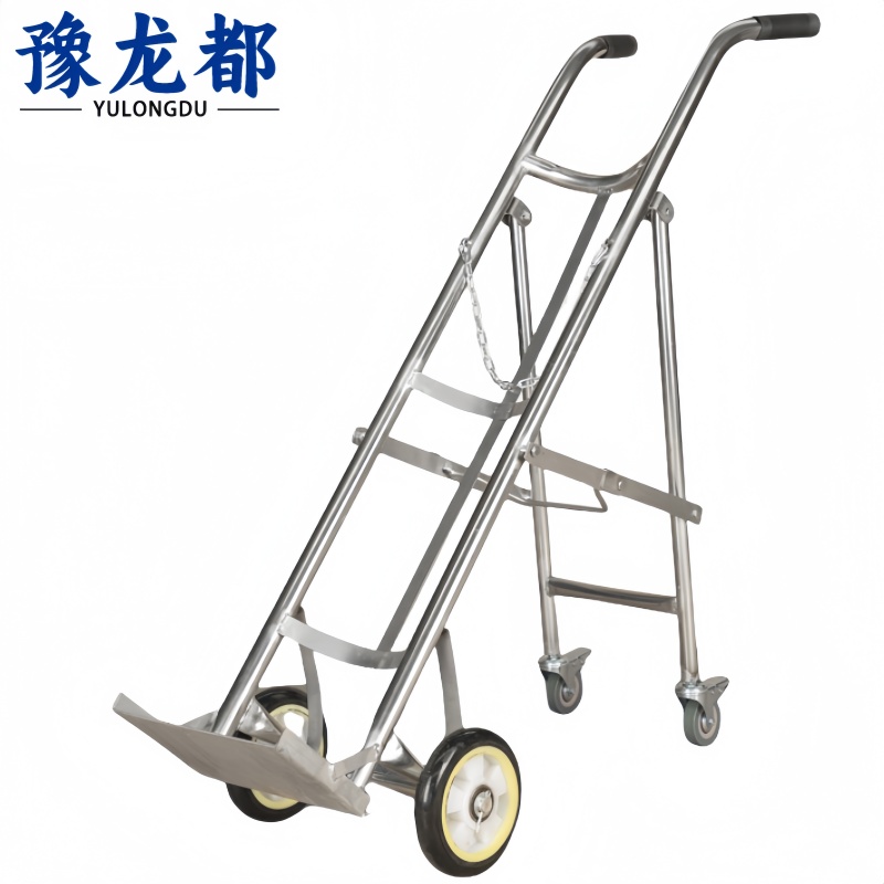 豫龙都氧气瓶推车不锈钢个