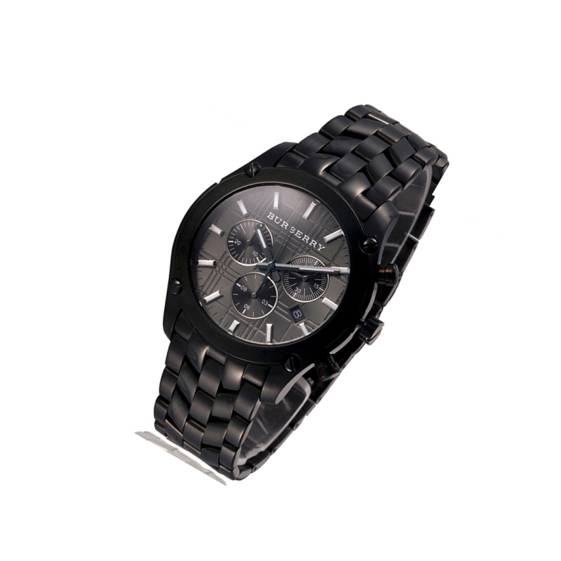 巴宝莉burberry瑞士品牌手表钢带圆盘男士情侣石英表bu185018511854