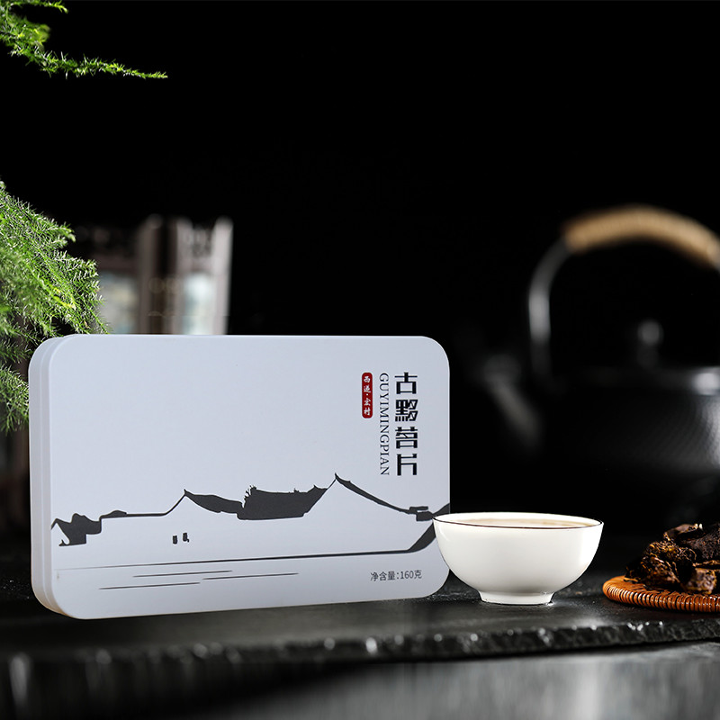 安徽古黟黑茶160g小块黑砖茶