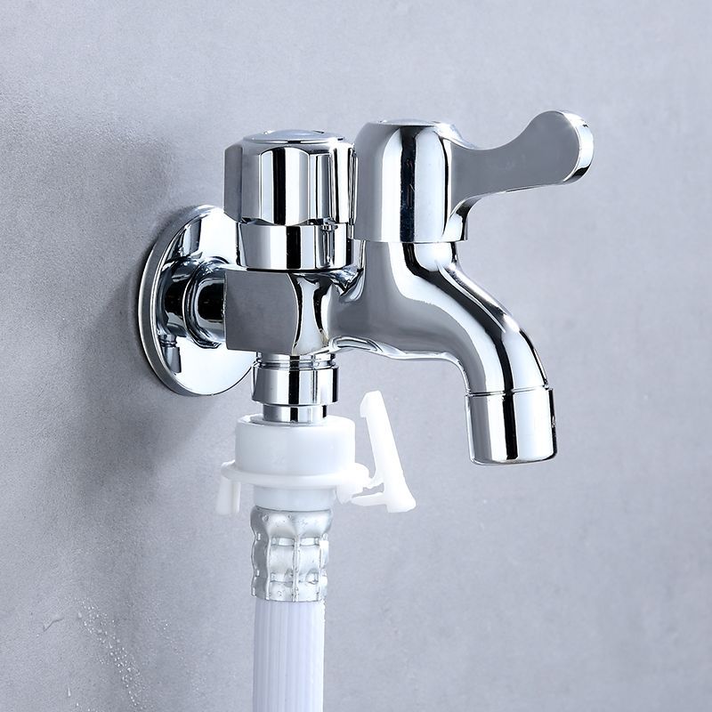 塑料边开双用洗衣机龙头洗衣机龙头双用多功能水龙头一进二出水嘴两用