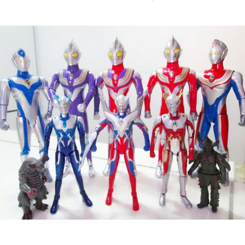 超可动赛罗奥特曼形态act暗黑铠甲变身器头镖怪兽哥莫拉玩具吉锐其他模型 
