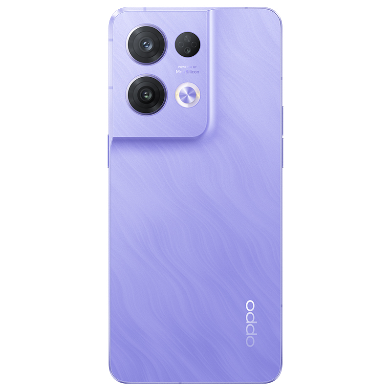OPPO Reno8 Pro 鸢尾紫 8GB+256GB 5G手机 第一代骁龙®7移动平台 长寿版 80W 超级闪充 5000万索尼旗舰 自研影像芯片 120Hz超清大屏
