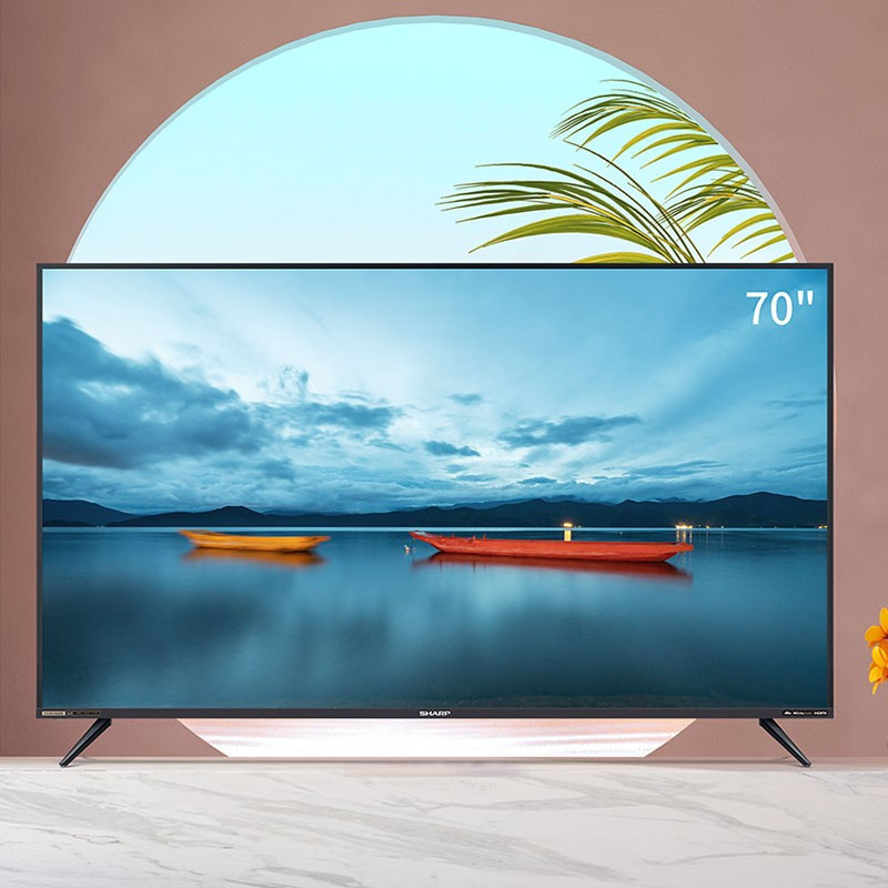 夏普电视 4T-Z70Z7DA 70英寸日本原装面板 4K超高清 智能网络 无线wifl 液晶平板电视 展品