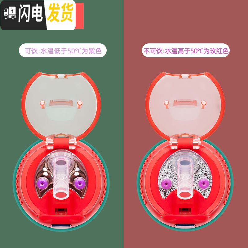 三维工匠儿童水杯直饮吸管式宝宝便携恐龙小学生保温杯