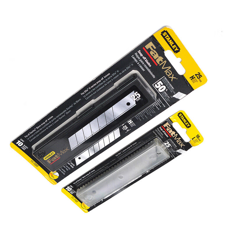 史丹利STANLEY 11-718T-11C 10片装 壁纸刀片小号美工刀片