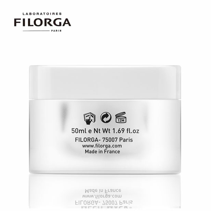 菲洛嘉(FILORGA)柔滑亮泽面膜50ml双支装(又名十全大补面膜 熬夜救星 紧肤淡皱 提亮肤色 法国原装进口)高清大图