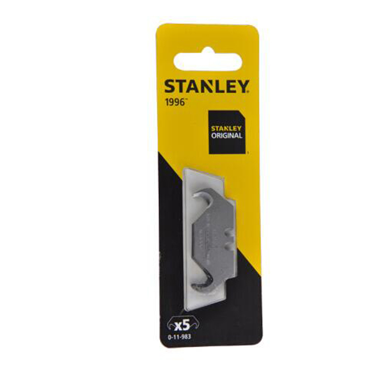 史丹利Stanley 重型钩型割刀刀片(每包5片)&11-983-0-11