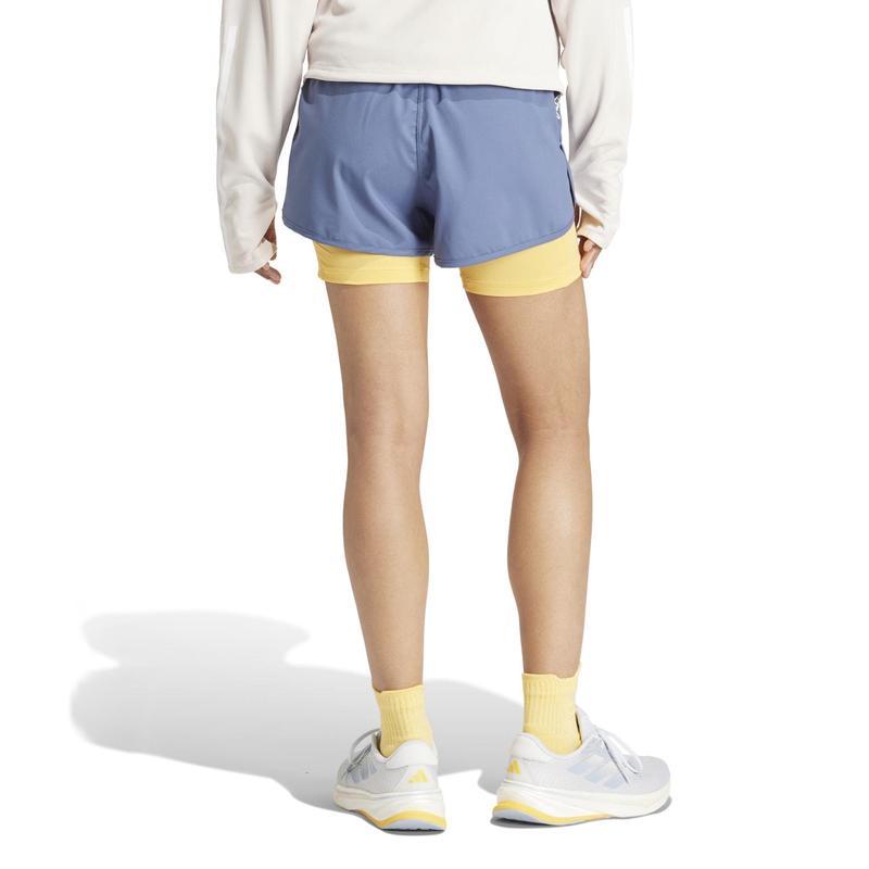 Adidas/阿迪达斯女士高尔夫运动复古三 stripe 合短裤 速干反光舒