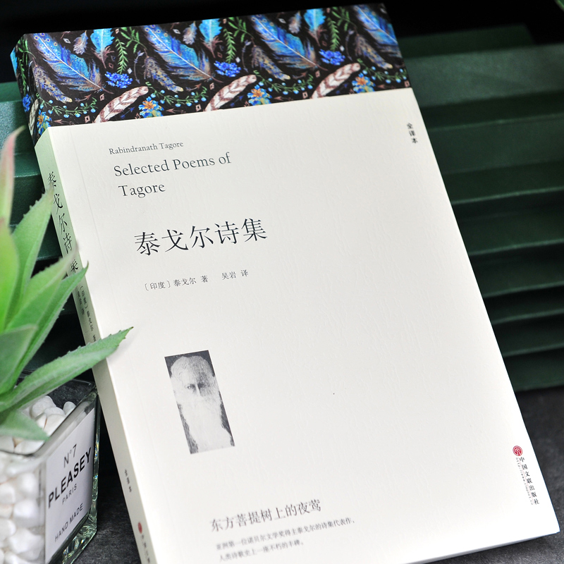泰戈尔诗集全集+赠考题册 [正版]287页完整版 泰戈尔诗集 全集 世界名著散文诗文学书 新月集飞鸟集 泰戈尔诗选集初中高清大图