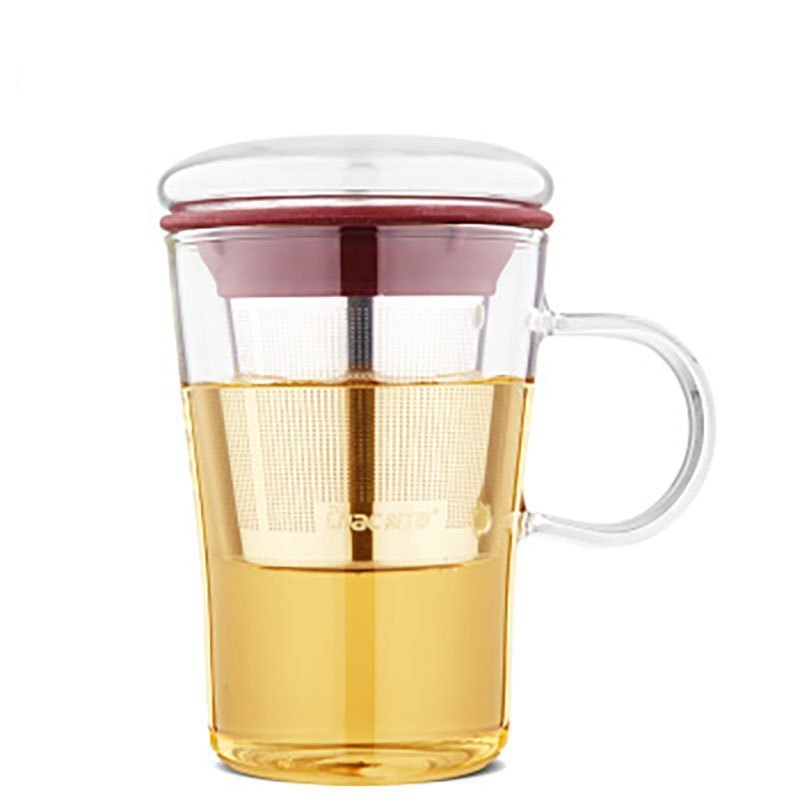 紫丁香食品级无铅高硼硅耐热玻璃泡茶杯 S169(500ml) WT