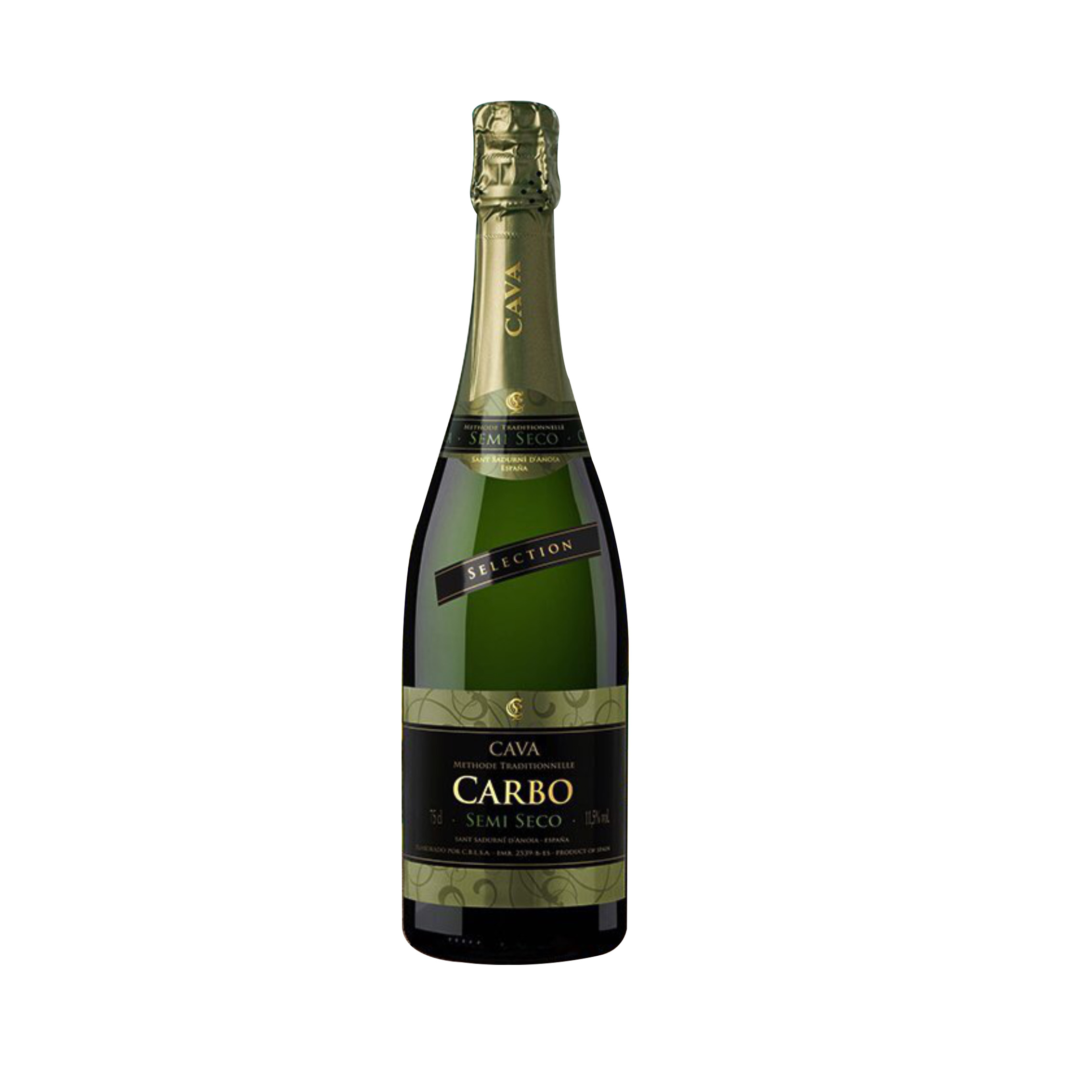 西班牙菲斯奈特原瓶原装进口CARBO CAVA嘉博庄园半干型起泡葡萄酒 750ML