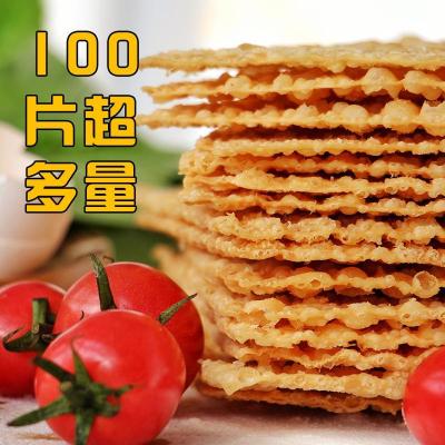 如图 山东杂粮煎饼果子薄脆 煎饼薄脆片薄饼脆饼脆皮香酥商用100片装