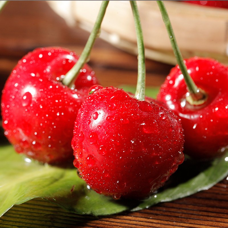 [顺丰快递]山东临沂特产大樱桃 特产车厘子 j级5斤装 大果 果径26mm