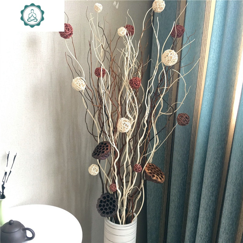 封后 Fenghou 花瓶 花艺龙柳树枝干枝装饰玄关橱窗插花客厅落地花瓶 叶脉花干花装饰摆件封后套装五不含瓶干树枝 价格图片品牌报价 苏宁易购杰伦家居专营店