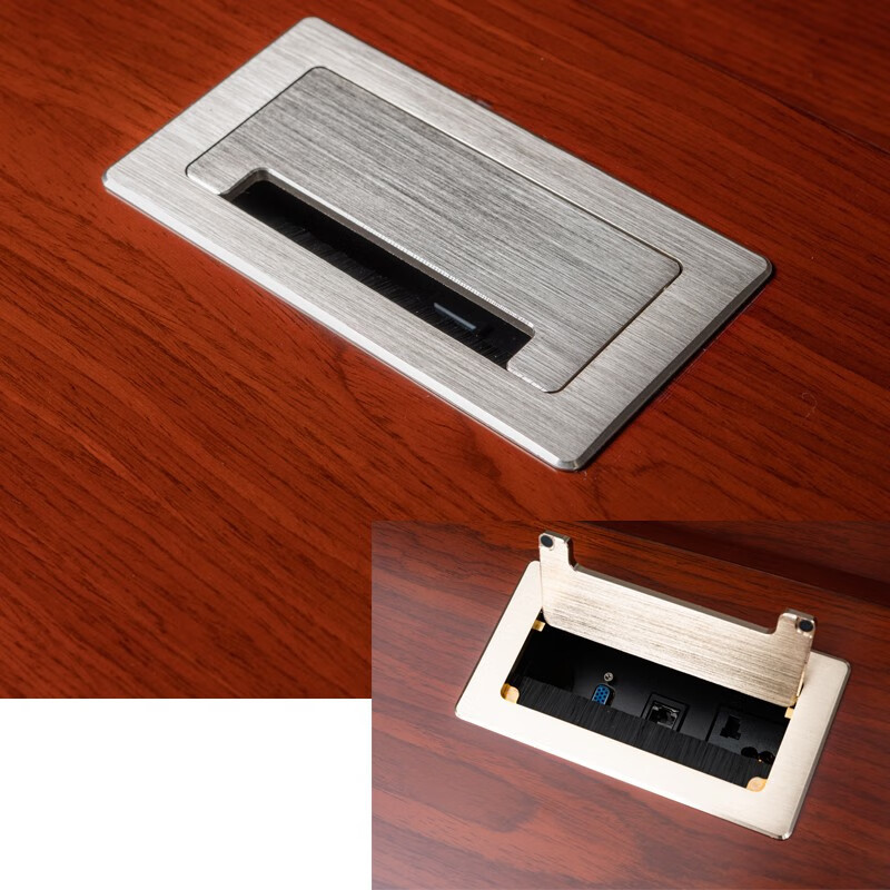宏七家具 高端现代会议桌大型实木桌条形会议台 11000*2400*760mm高清大图