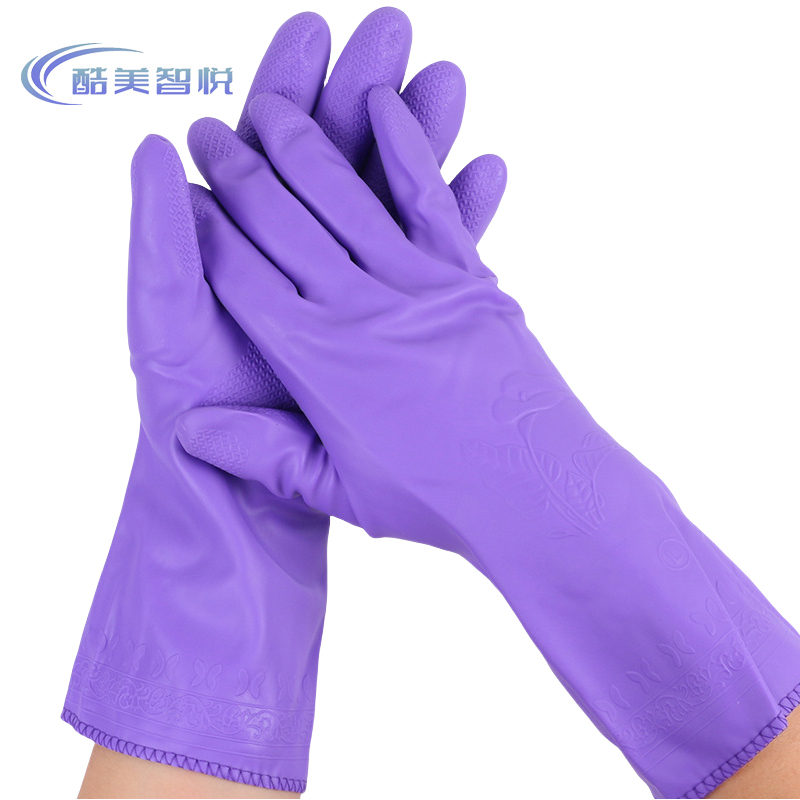 酷美智悦 加绒手套紫色短款 KM-FH299 双高清大图