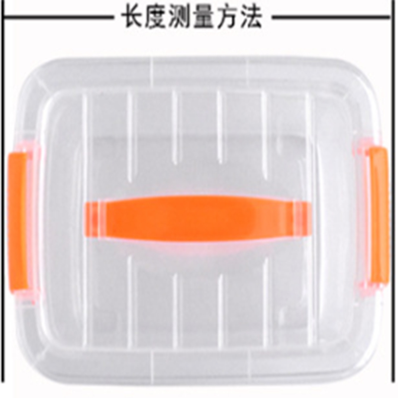 收纳箱 塑料 透明大号加厚衣服储物箱子手提玩具整理箱衣物收纳盒