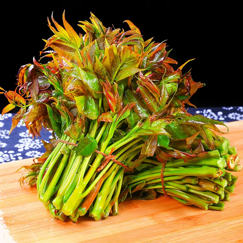 [西沛生鲜]云南头茬绿香椿芽新鲜 2斤 现摘红油香椿春芽菜当季时令蔬菜整箱高清大图