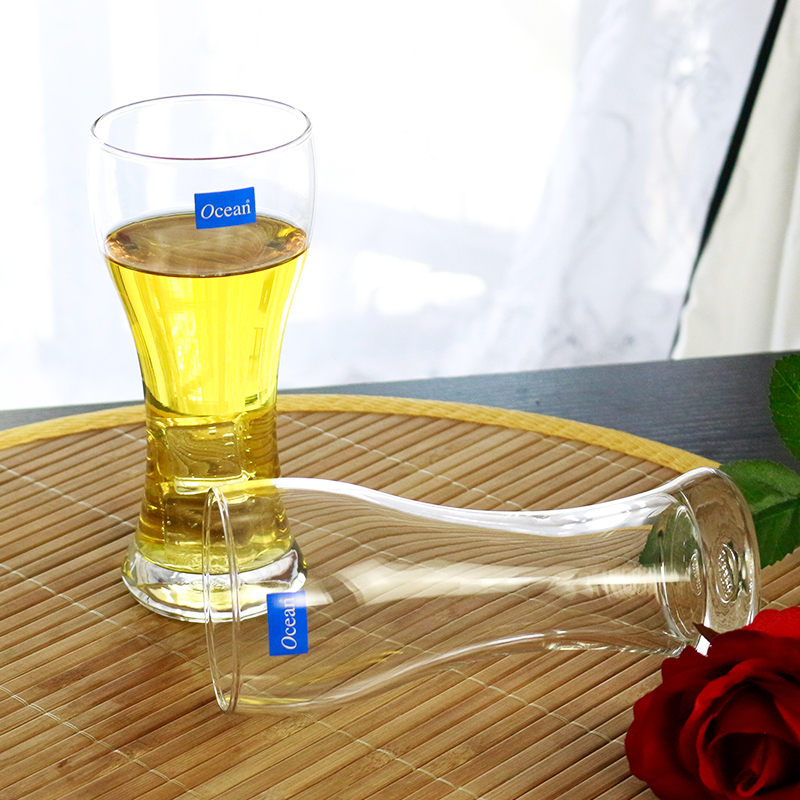 Ocean无铅玻璃进口无铅玻璃啤酒果汁牛奶杯茶冷饮杯350ML6只