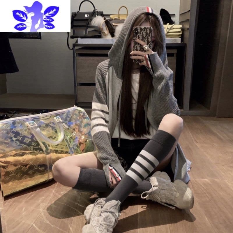Ideamini春夏中筒长袜韩国棉小腿袜日系TB学生袜女jk高筒袜运动潮牌长筒袜丝袜图片