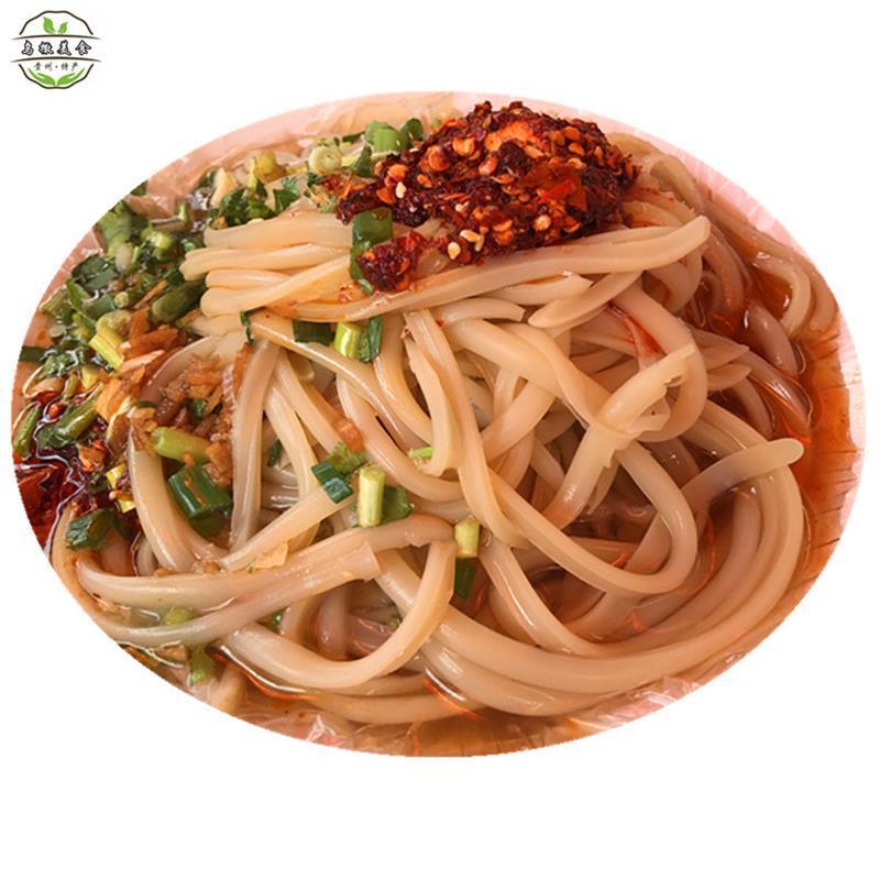 贵州特产威宁酸汤豌豆凉粉清真凉粉丝状送调料两碗装 酸浆款