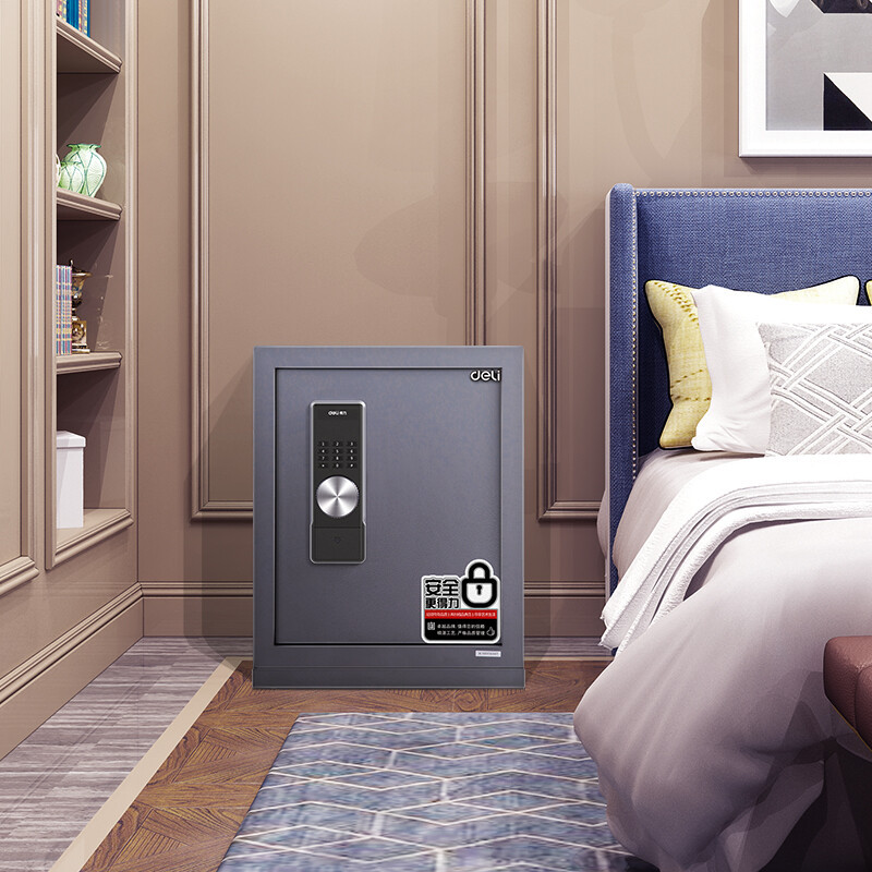 得力(deli) 3644A电子密码保管箱H595(浅灰)(台)