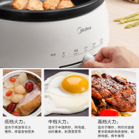 美的(Midea)分体式多用途电火锅家用大容量大功率多功能涮烤一体电锅不粘锅宿舍煮锅多功能锅电热锅DY28P151