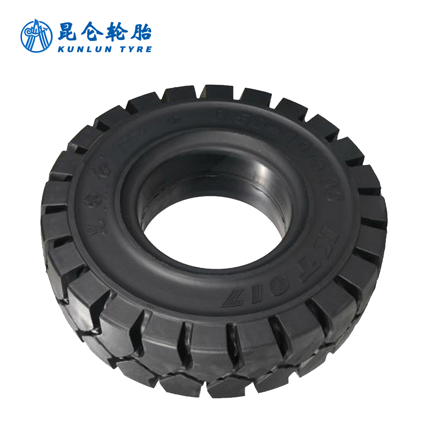 昆仑 叉车轮胎 18×7-8/4.33R-KT017 实心轮胎 条高清大图