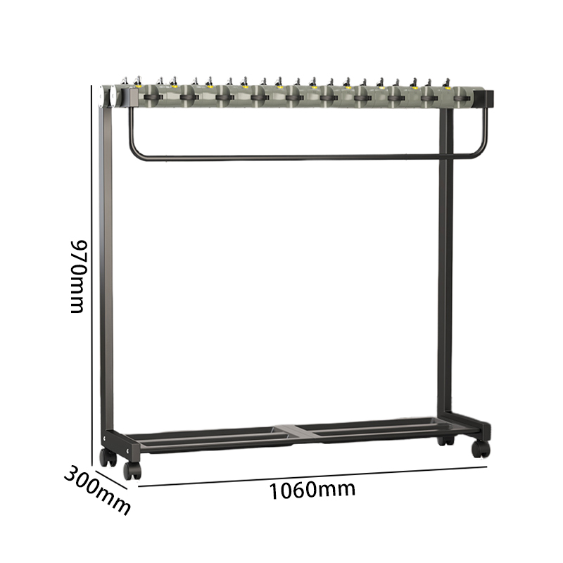 豫汉迎雨伞架带锁 20头雨伞架加高1060*300*970mm个 默认