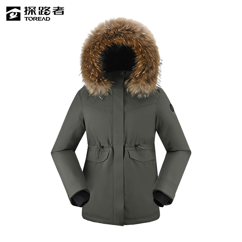 探路者 女式派克羽绒服 TADDAM92512/件高清大图
