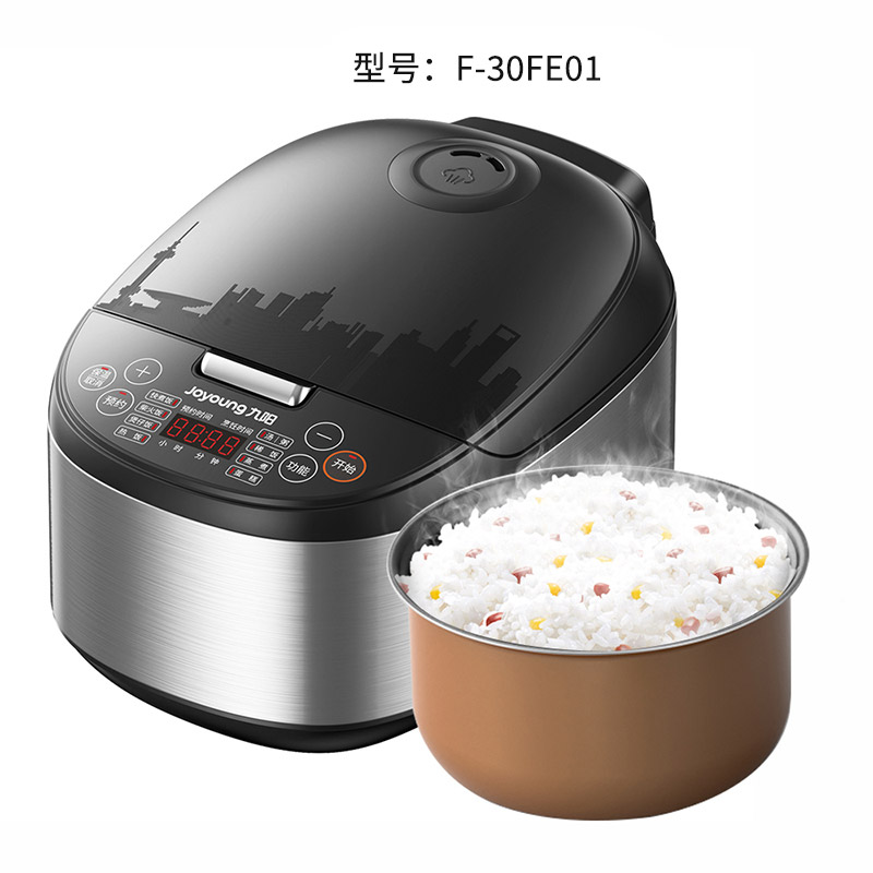九阳(Joyoung) F-30FE01 容量3L 功率600W 电饭煲(计价单位:台) 黑色高清大图