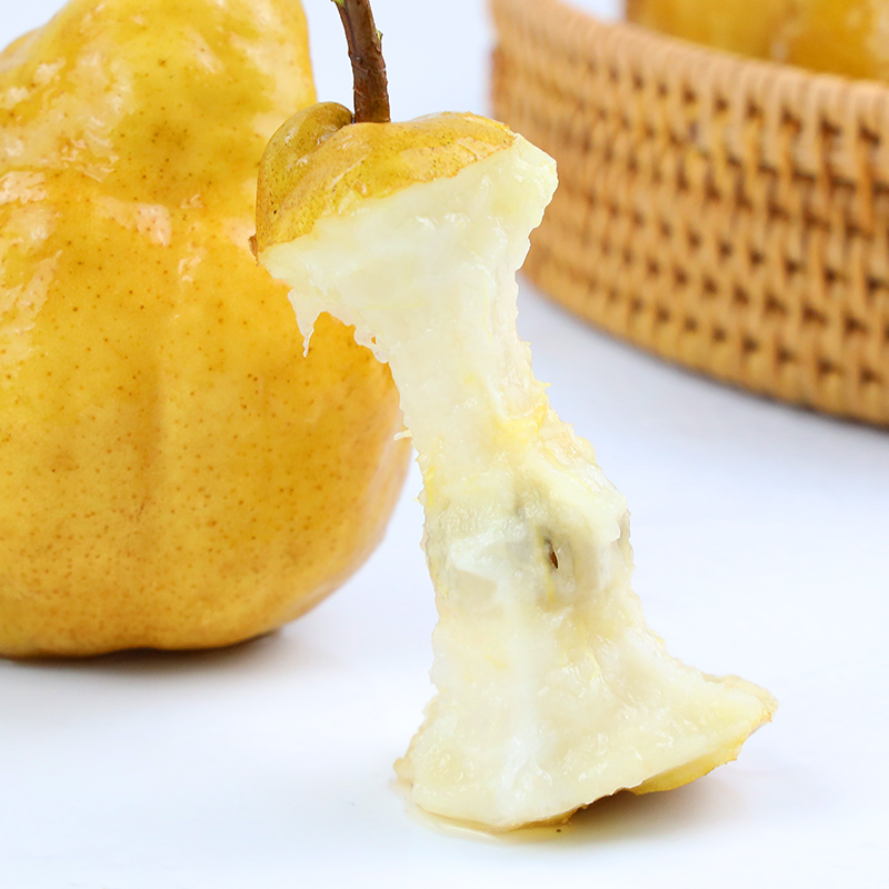 [苏鲜生]山东中华丑梨 泡沫箱 净重3斤 中果 单果75-80mm 单果中华太婆梨莱阳现摘啤梨软梨子新鲜高清大图