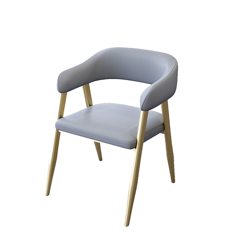 质凡轻奢餐厅靠墙椅子餐椅 54*51*75cm高清大图