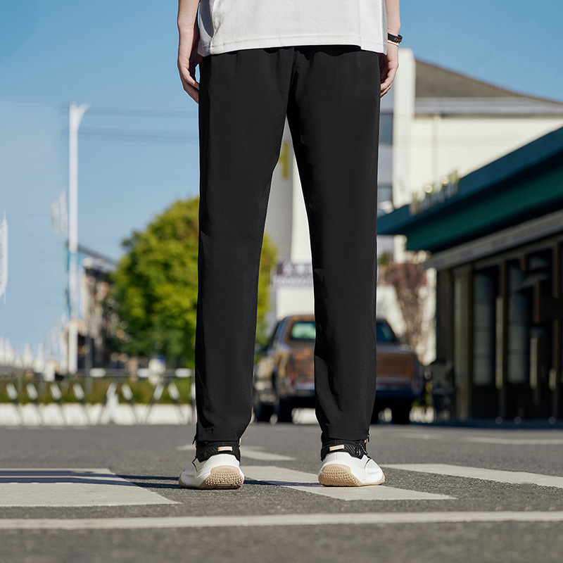 361°运动长裤男薄款直筒篮球训练裤冰丝速干裤宽松休闲裤男裤高清大图