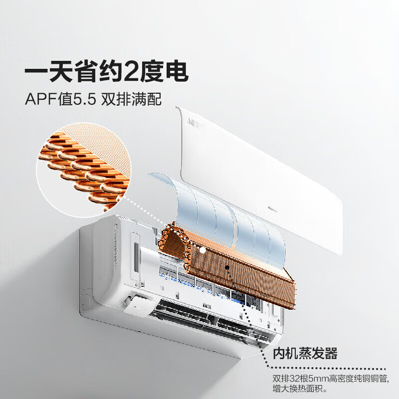 海信(Hisense)新风空调 深睡宝X3Pro大1.5匹增氧新风 AI省电 新一级能效KFR-35GW/X300Pro
