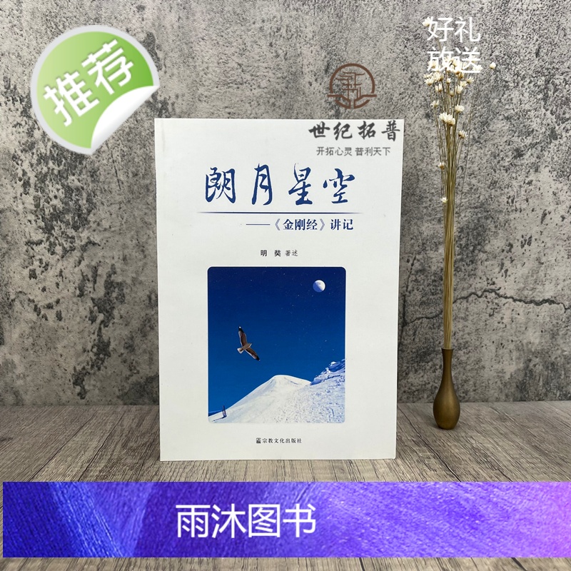 正版 朗月星空金刚经讲记 明奘著述 宗教文化出版社276页200千字高清大图