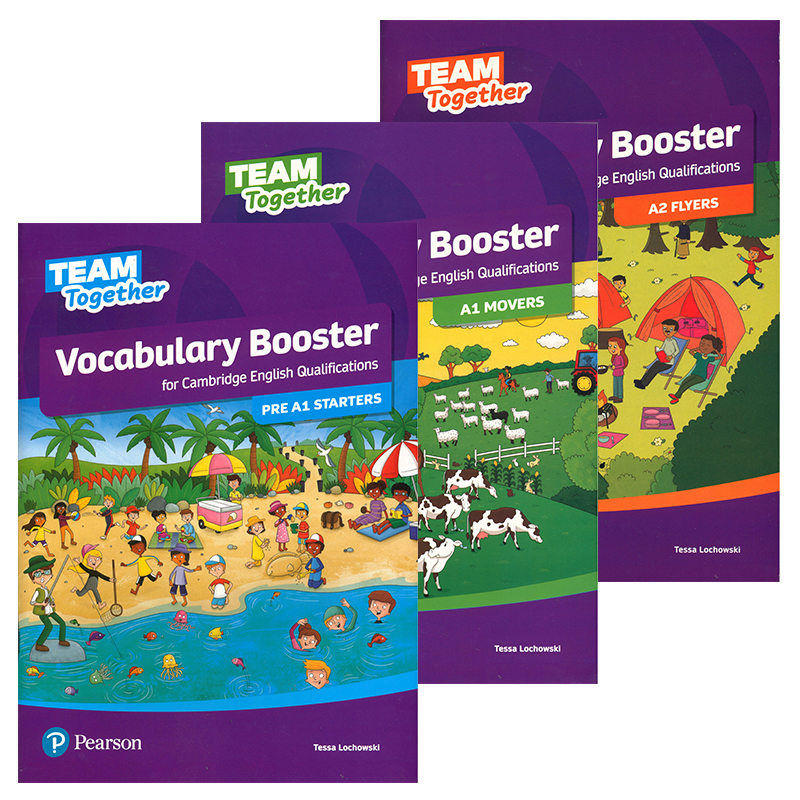 Vocabulary Booster全套3册 [正版]原版进口朗文培生Team Together1-2配套词汇书Voca