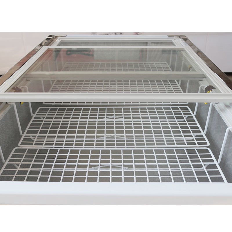 西联姆斯SD/SC-558升卧式岛柜冷藏冷冻海鲜雪糕展示柜商用保鲜冷柜超市冰柜SD/SC-558