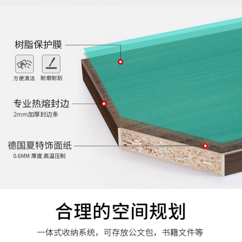 韶优 木质档案储物书柜5门 JBSG-1高清大图