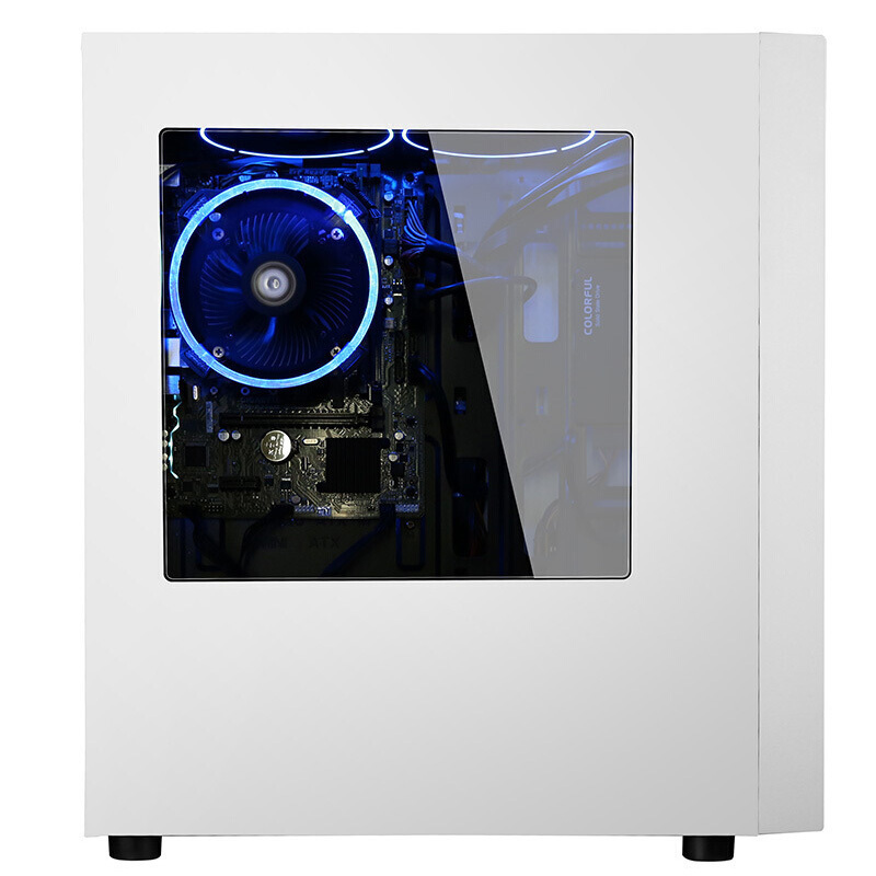 雷诺塔 AMD锐龙Ryzen 5 2400G/4G/120G办公家用台式游戏电脑主机DIY组装机自营主机