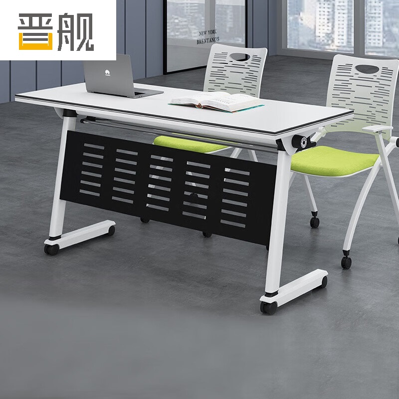 晋舰 折叠桌可移动拼接桌多功能长条桌培训会议桌双人桌单桌1400*600*750mm高清大图