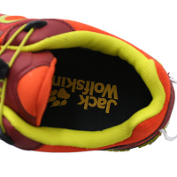 JACKWOLFSKIN/狼爪 男鞋 户外减震合成革;织物系带橡胶底透气越野跑鞋4018731-3114