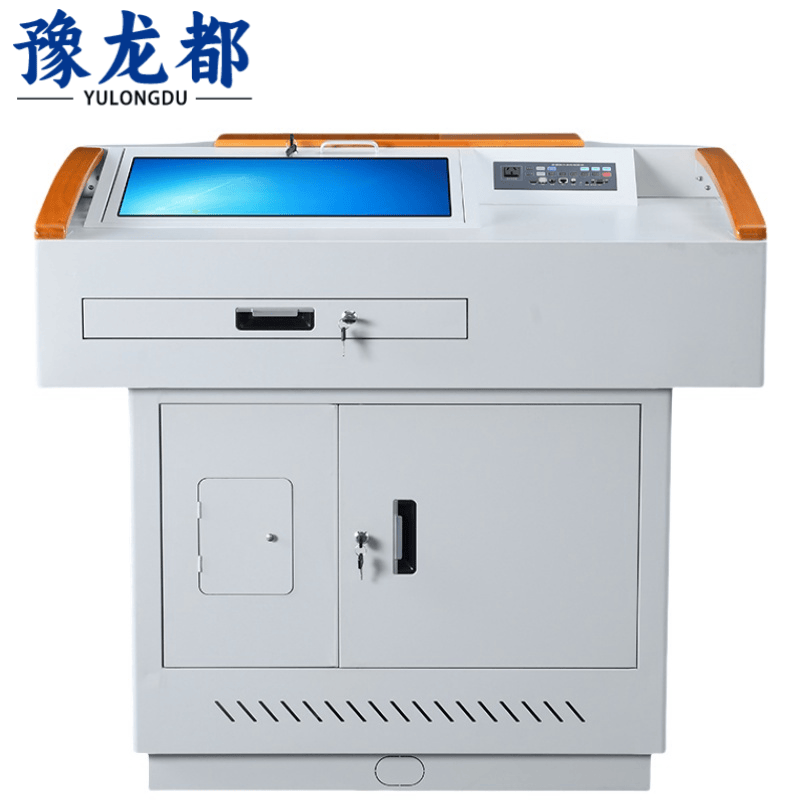 豫龙都讲台木面张高清大图